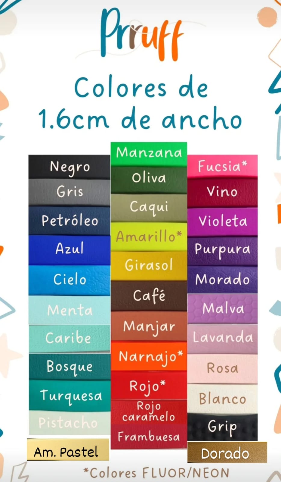 Correa de biothane lisa - 1cm de ancho - Imagen 3