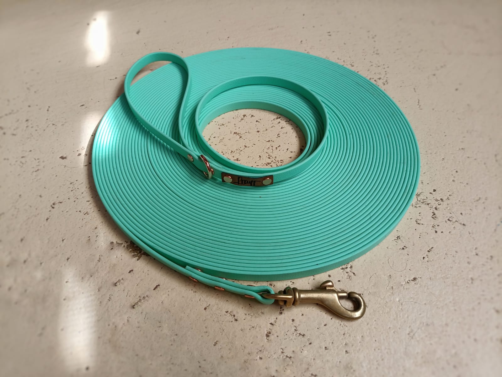 Correa de biothane lisa - 1cm de ancho